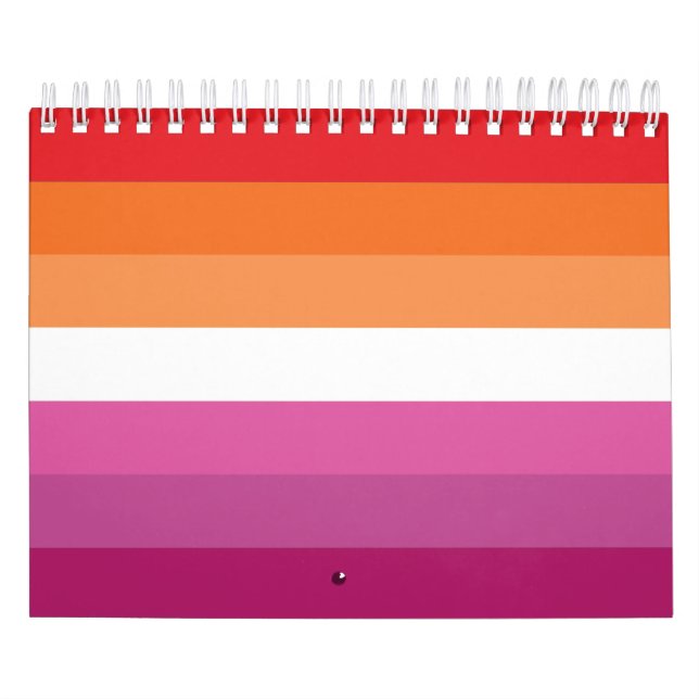 Calendário Sinalizador do Orgulho Lésbico (Capa)