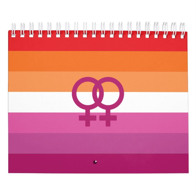 Calendário Sinalizador do Orgulho Lésbico WLW (Capa)