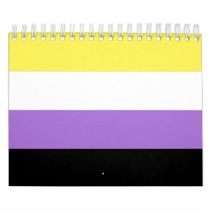 Calendário Sinalizador do Orgulho Não Binário