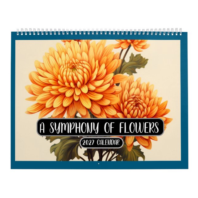 CALENDÁRIO SINFONIA DE FLORES 2027 (Capa)