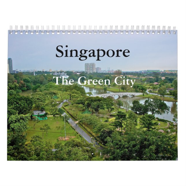 Calendário Singapura - A Cidade Verde (Capa)