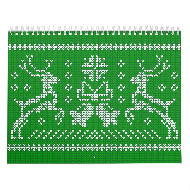 Calendário Sinos de jingles de suéter feio (Capa)