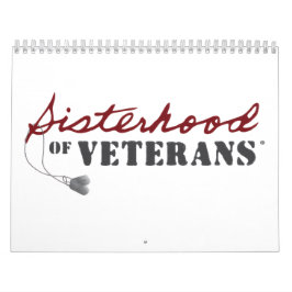 Calendário Sisters of Veterans Military Pride Design