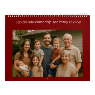 Calendário Sites de Bíblia de Família Cristã Personalizados