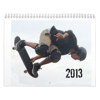 Calendário SkateBoarding, Copyright Karen J