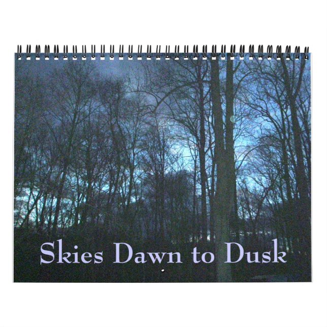 Calendário - Skies Dawn to Dusk (Capa)