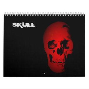 Calendário Skull Heavy Metal Punk Rock Fantasy Art