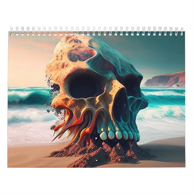 Calendário Skull on the beach (Capa)