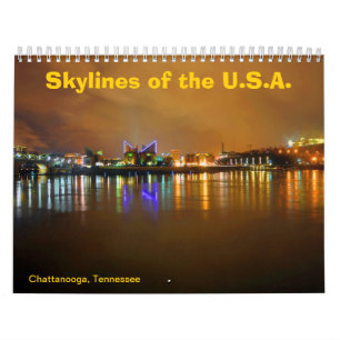 Calendário Skylines dos EUA