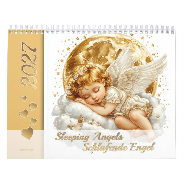 Calendário Sleeping Angels – Anjos Adormecidos 2027 (Capa)