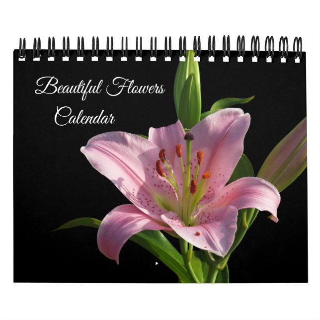 Calendário Small Size Beautiful Flowers Calendar (Capa)