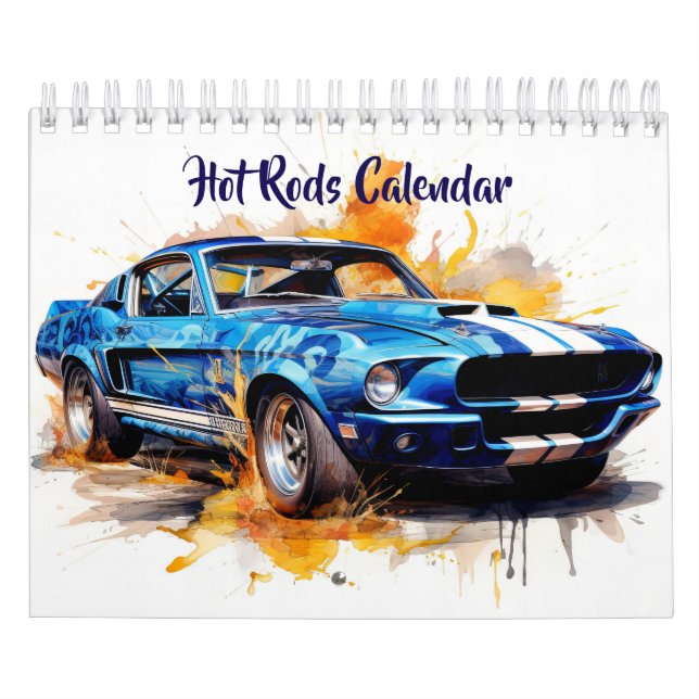 Calendário Small Size Hot Rods Calendar (Capa)