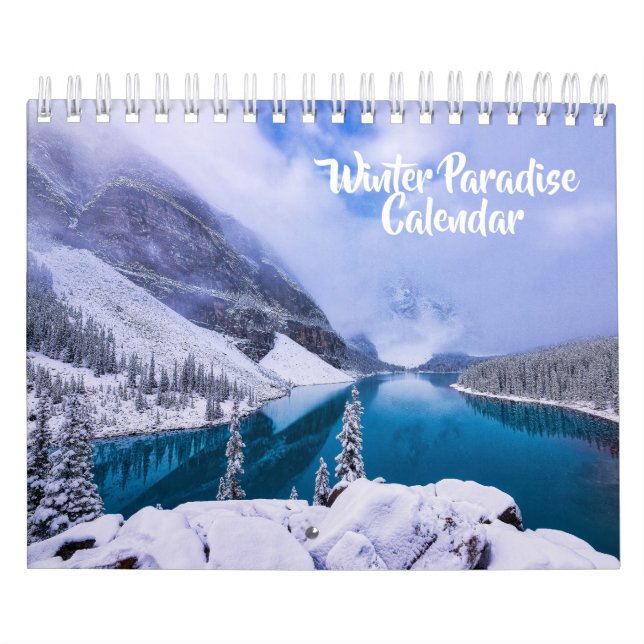 Calendário Small Size Winter Paradise Calendar (Capa)