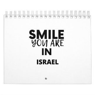 CALENDÁRIO SMILE YOU ARE IN ISRAEL