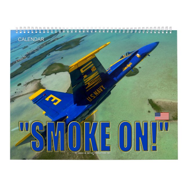 Calendário "SMOKE ON!" - Equipe de Manifestação Naval dos EUA (Capa)