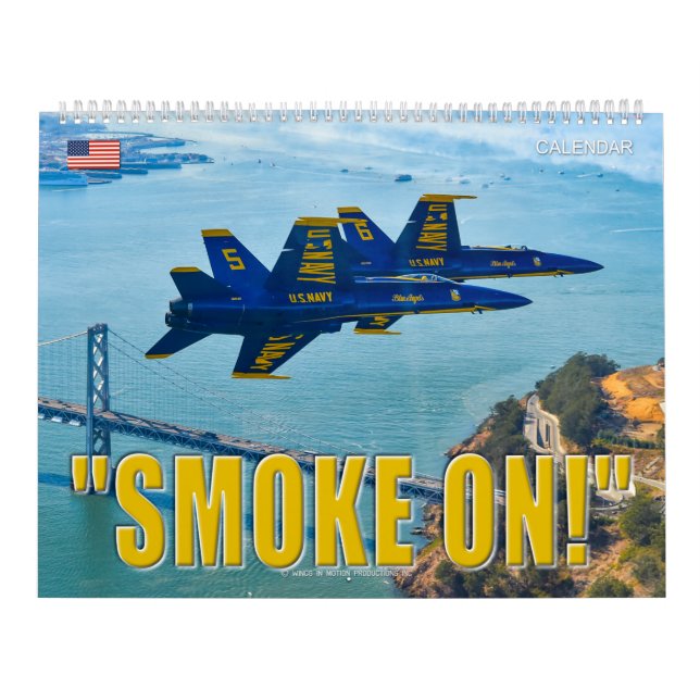 Calendário "SMOKE ON!" - Equipe de Manifestação Naval dos EUA (Capa)