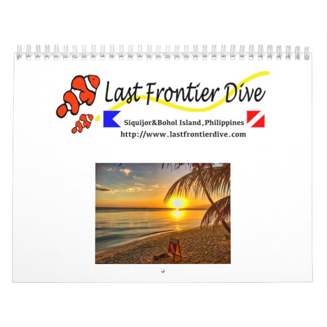 Calendário Sol de Siquijor S-L Tamanho (Capa)