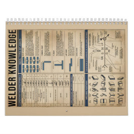 Calendário soldadura de conhecimento de soldadura ART