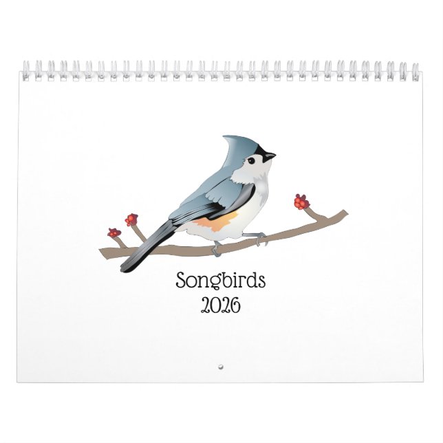 Calendário Songbird Calendar (Capa)