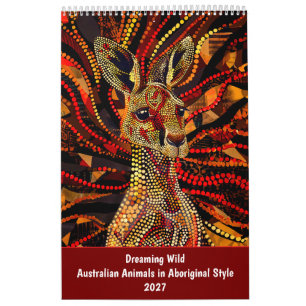 Calendário Sonhando Selvagem – Animais Australianos na Arte A