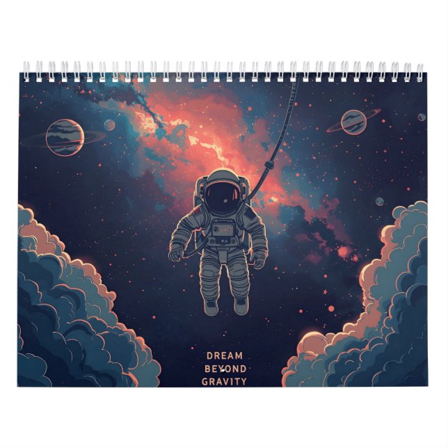 Calendário Sonhe Além da Gravidade (Capa)
