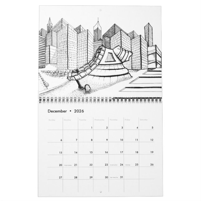 Calendário sonhos astronômicos (Dez 2026)