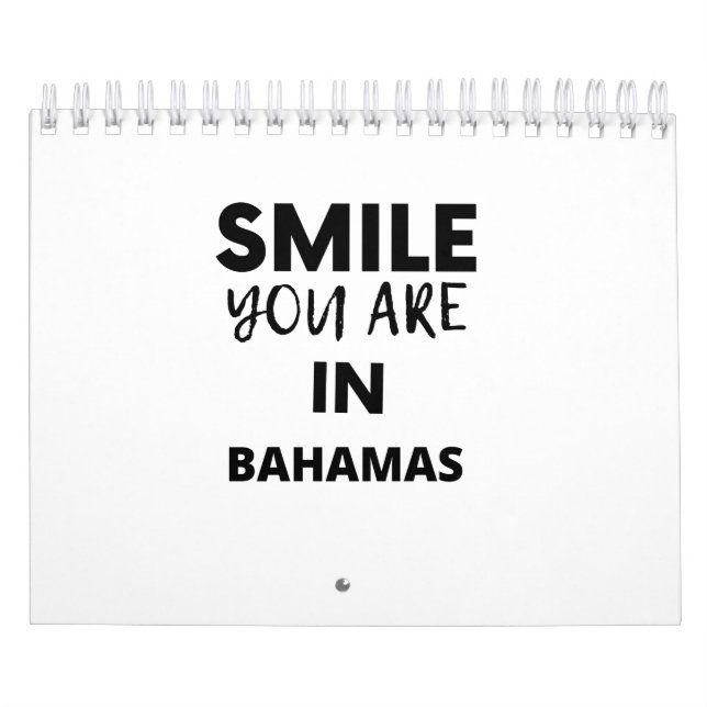 CALENDÁRIO SORRISO QUE ESTÁ EM BAHAMAS (Capa)