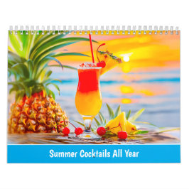 Calendário Sorver & Relaxar – Coquetéis de Verão o Ano Todo