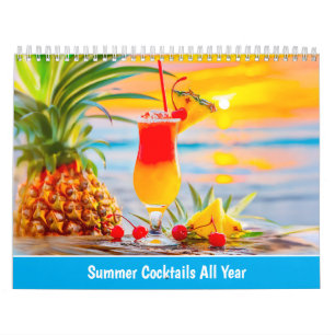 Calendário Sorver & Relaxar – Coquetéis de Verão o Ano Todo