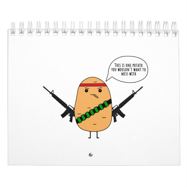 Calendário Sou uma batata duro (Capa)