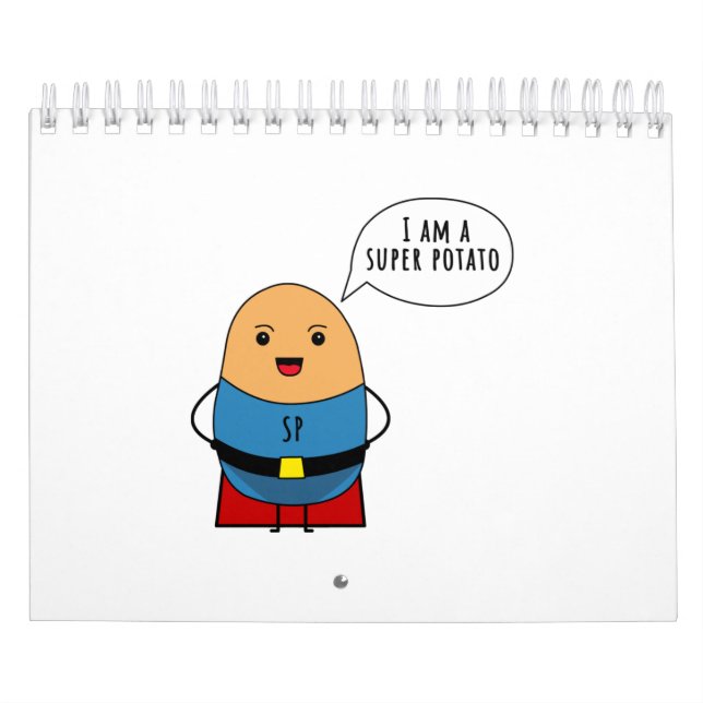 Calendário Sou uma super batata (Capa)