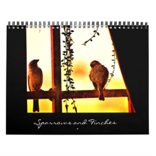 Calendário Sparrows e Finches