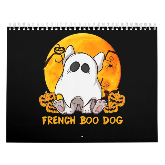 Calendário Spider Gift|Bulldog Francês Com Pumpkin Spider (Capa)