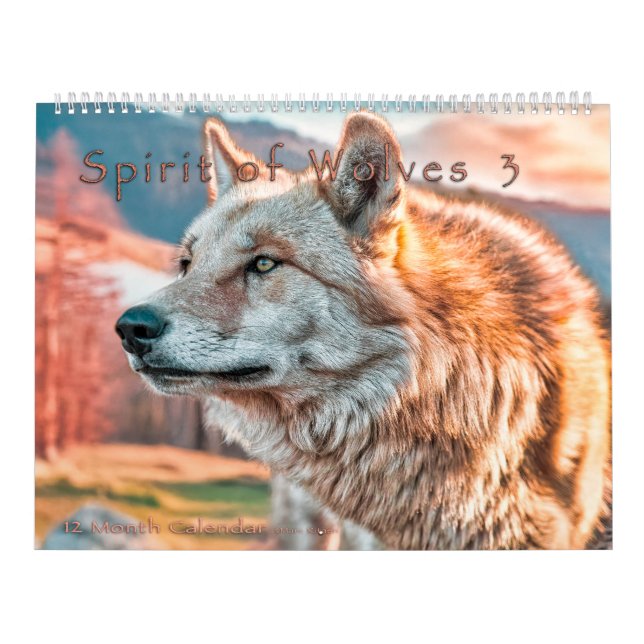 CALENDÁRIO SPIRIT OF WOLVES ART #3 CALENDAR (Capa)