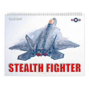 Calendário STEALTH FIGHTER - Raptor F-22A