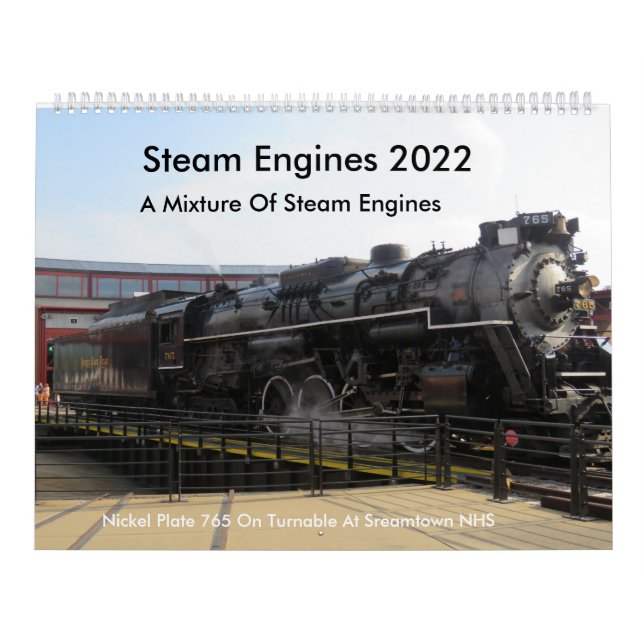 Calendário Steam Engines 2022 Calendar (Capa)