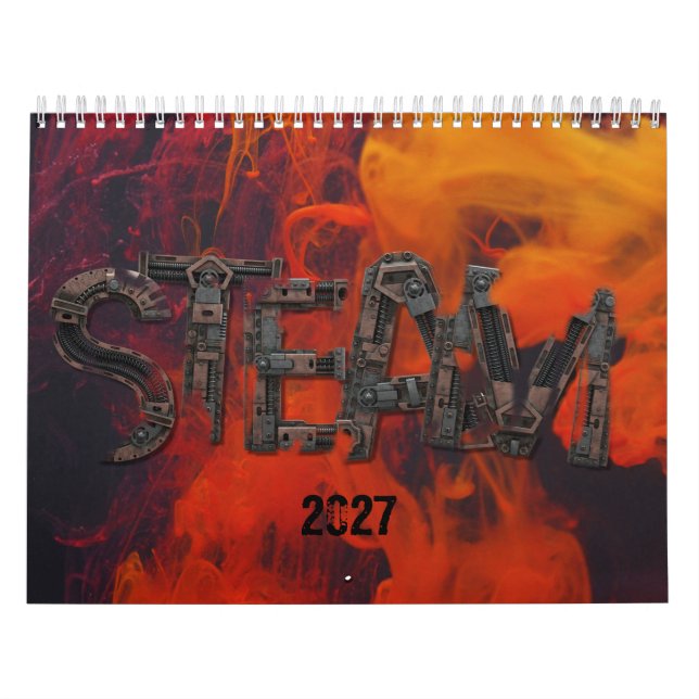 Calendário Steampunk 2027 (Capa)