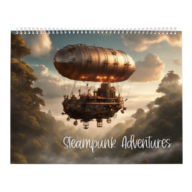 Calendário Steampunk Adventures Calendar (Capa)