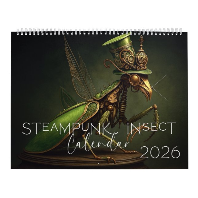 Calendário Steampunk, Inseto Steampunk (Capa)