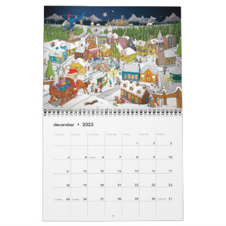 Calendário Stef’s cartoon kalender