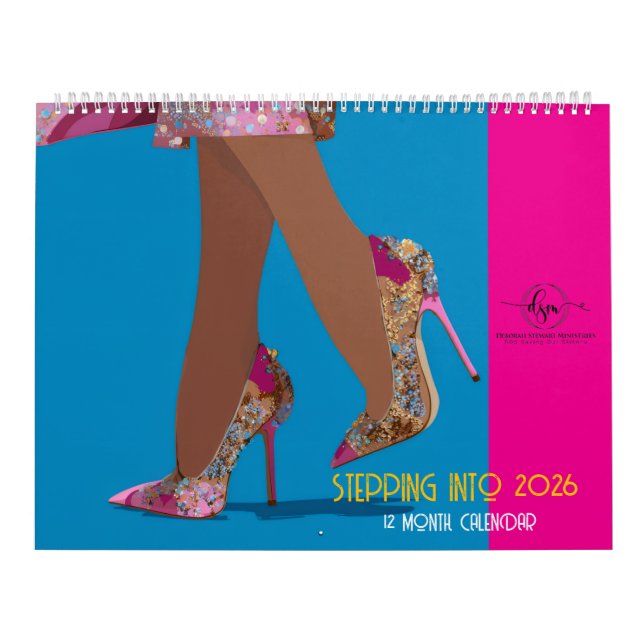 Calendário STEPPIN INTO 2026 (Capa)