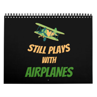 Calendário Still plays with airplanes
