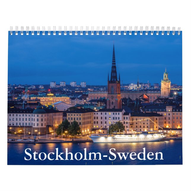 Calendário Stockholm-Sweden Calendar (Capa)