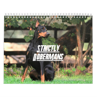 Calendário Strictly Dobermans 2026