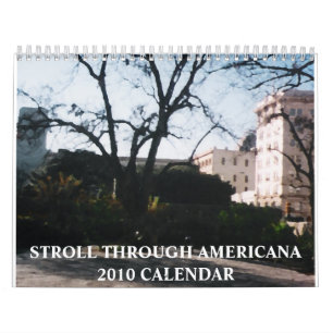 Calendário Stroll Through Americana 2010