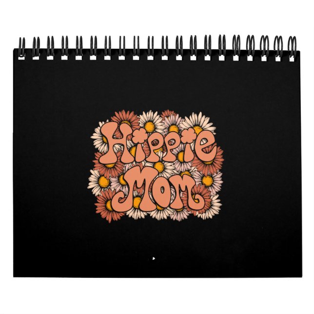 Calendário Sublimação da mãe Hippie (Capa)