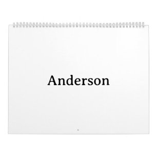 Calendário Substituir Próprio Design 11" x 14,25" 2 Páginas G