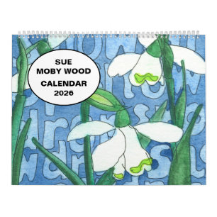 Calendário Sue Moby Wood 2026