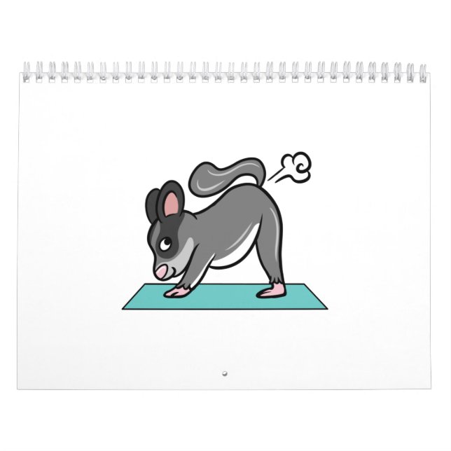 Calendário Sugar Glider Yoga Pose (Capa)
