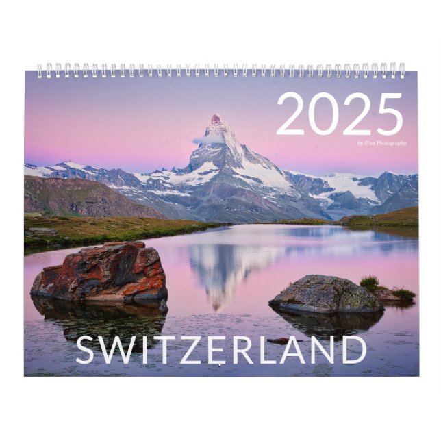 Calendário suiça 2025 - Natureza e fotografia paisagem (Capa)